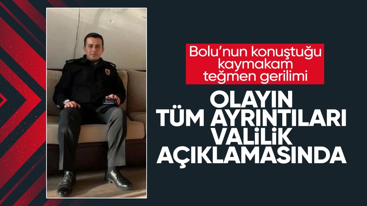 Bolu Valiliği’nden kaymakamın makam aracını aratan jandarma komutanıyla ilgili açıklama