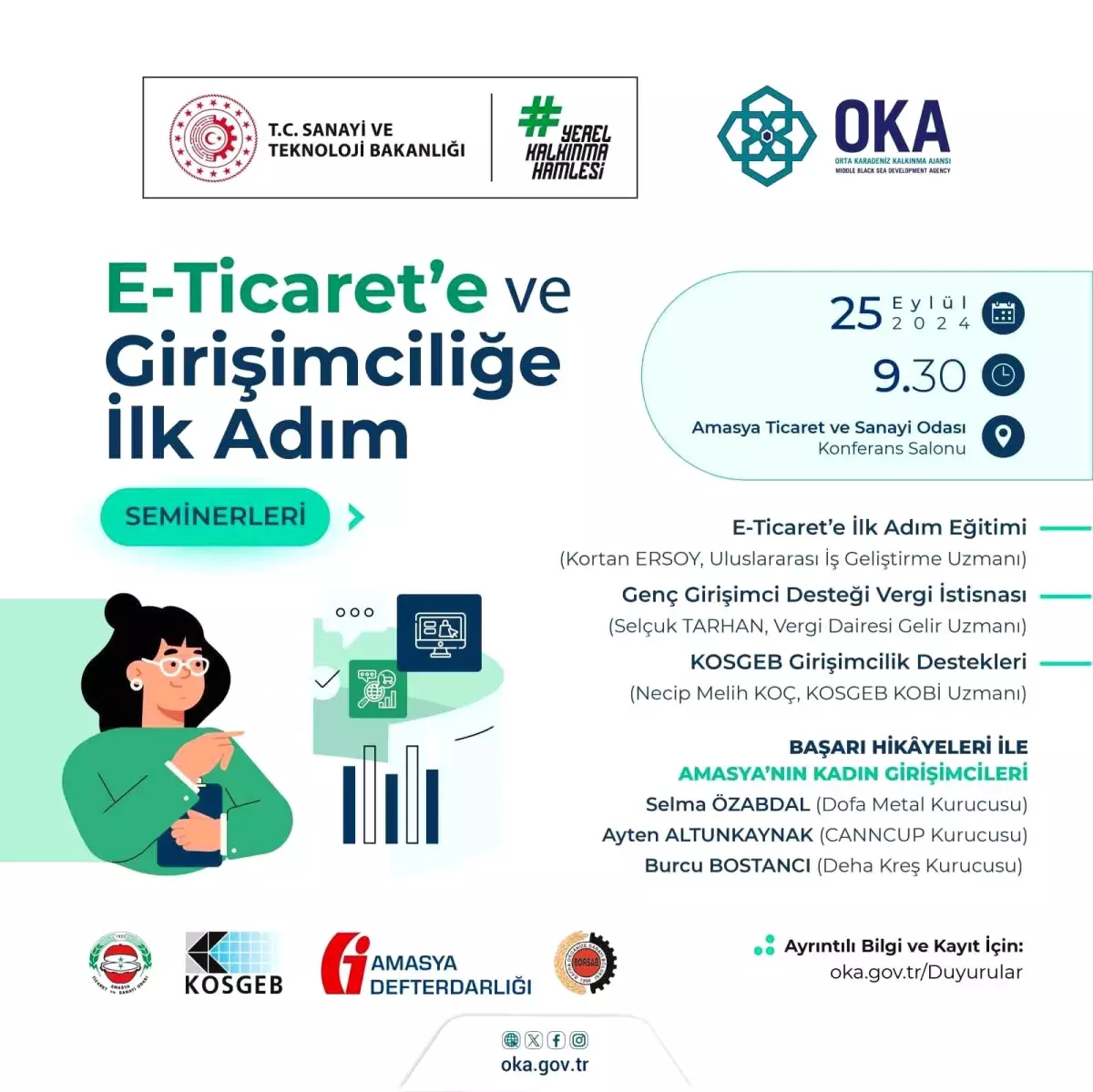 Kadın Girişimciler İçin E-Ticaret Semineri Amasya’da