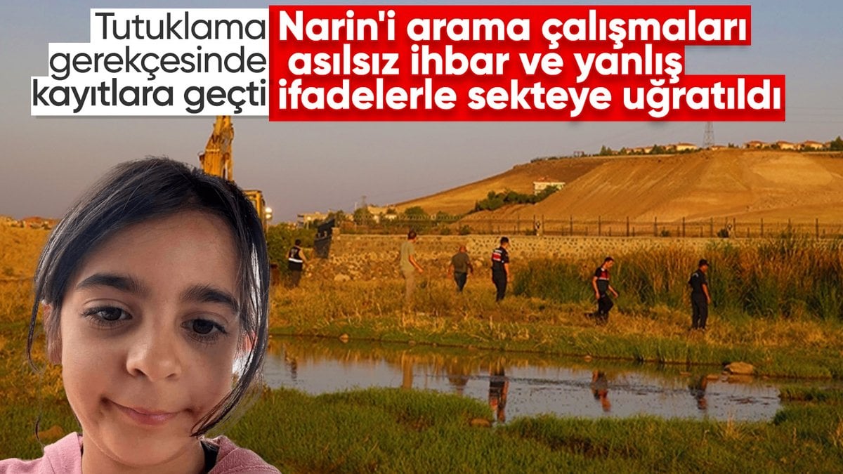 Mahkeme kararına girdi: Narin’i arama çalışmaları ‘asılsız ihbar ve yanlış ifadelerle’ aksadı